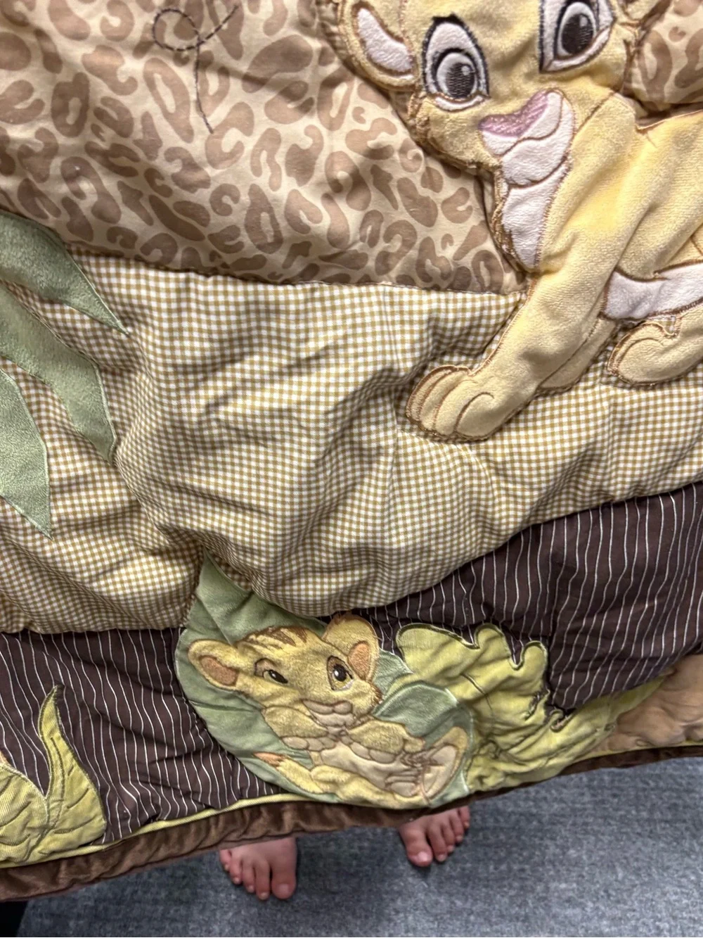 Disney Lion King Simba’s Wild Adventure Baby Comforter Soft
